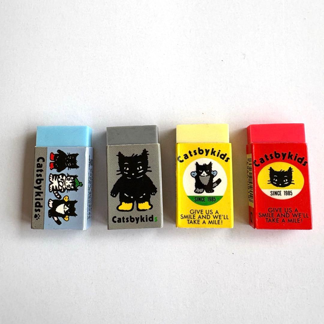 希少！サンリオ 昭和レトロ 80年代 Catsbykids 消しゴム