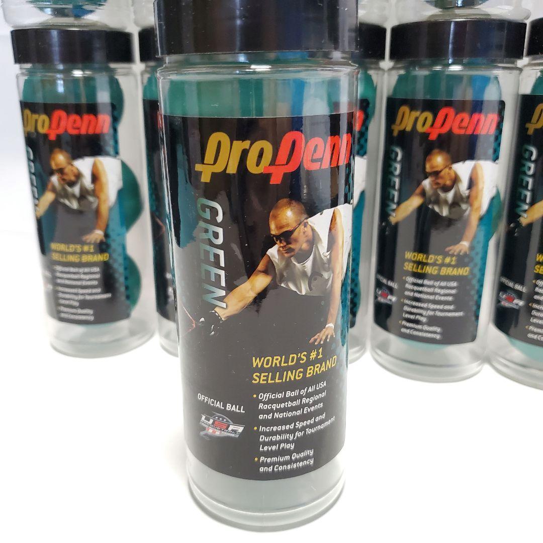 ラケットボール用公式ボール propenn GREEN 3個入り10缶