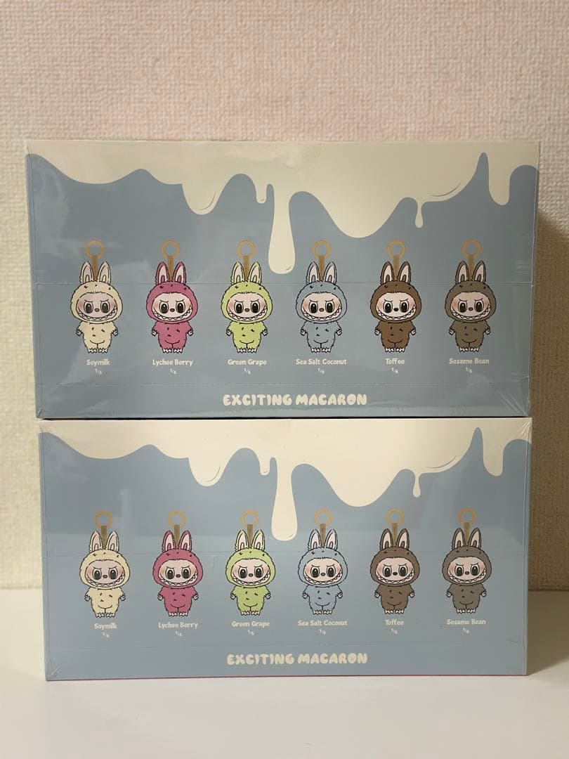 ポップマート ラブブ Exciting Macaron めいぐるみ 2セット