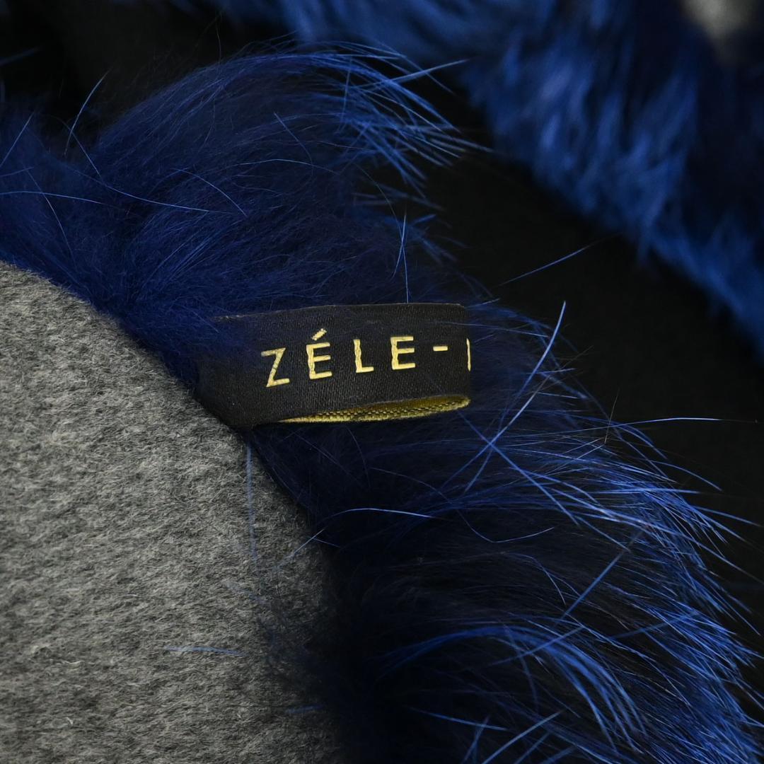 48080★年 ZELE-PARIS ゼルパリ ケープ ポンチョ コート*