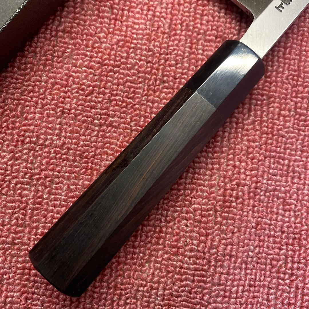 青二鋼　出刃包丁　180㎜ 6寸柳刃包丁300㎜