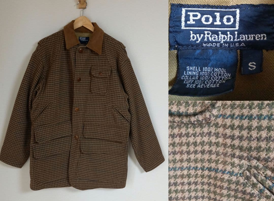 POLO by Ralph Lauren 80s \"S\" ハンティングジャケット