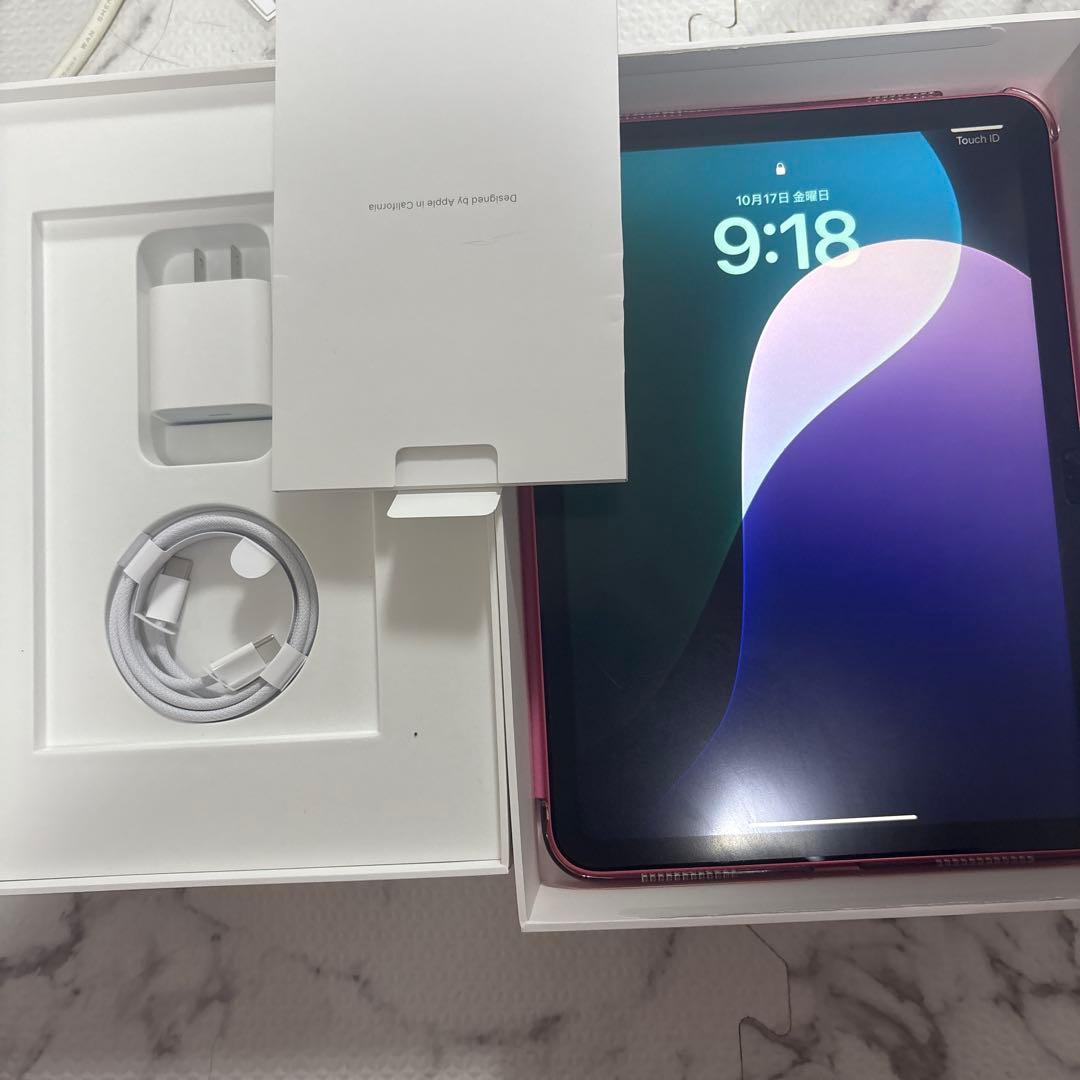 iPad A16 11型 256GB ピンク ケース付き