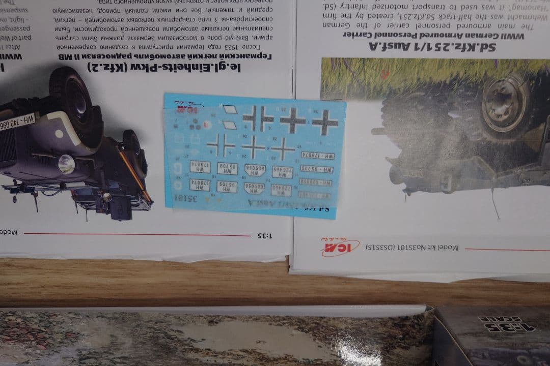 ドイツ軍戦闘車両キット 1:35