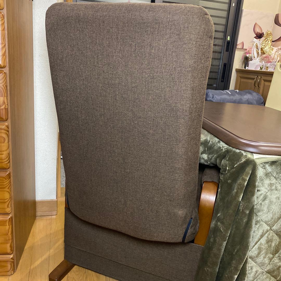 高脚こたつ3点　（本体+ハイバックチェア+専用ふとん)UKT-918BR-204