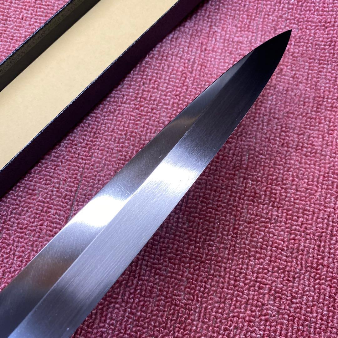 銀三鋼　本焼き　柳刃包丁　300㎜ 尺0寸