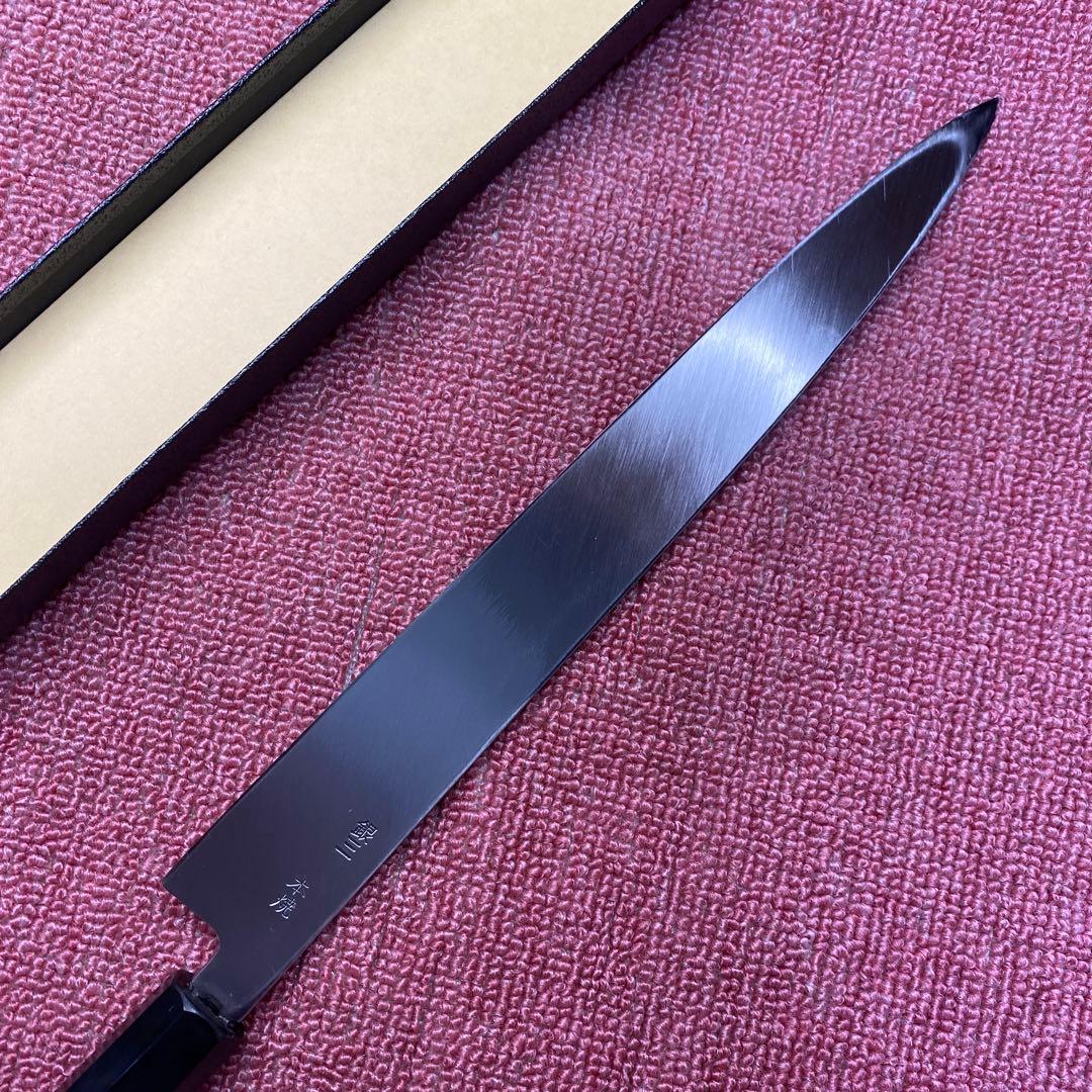 銀三鋼　本焼き　柳刃包丁　300㎜ 尺0寸