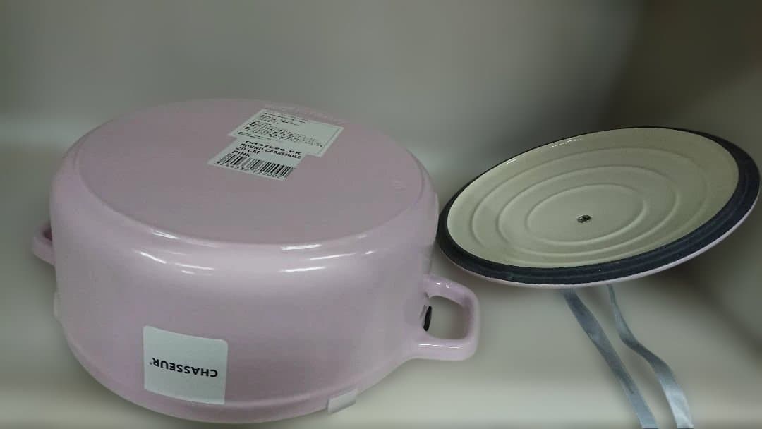 CHASSEUR ホーロー鍋 ピンク