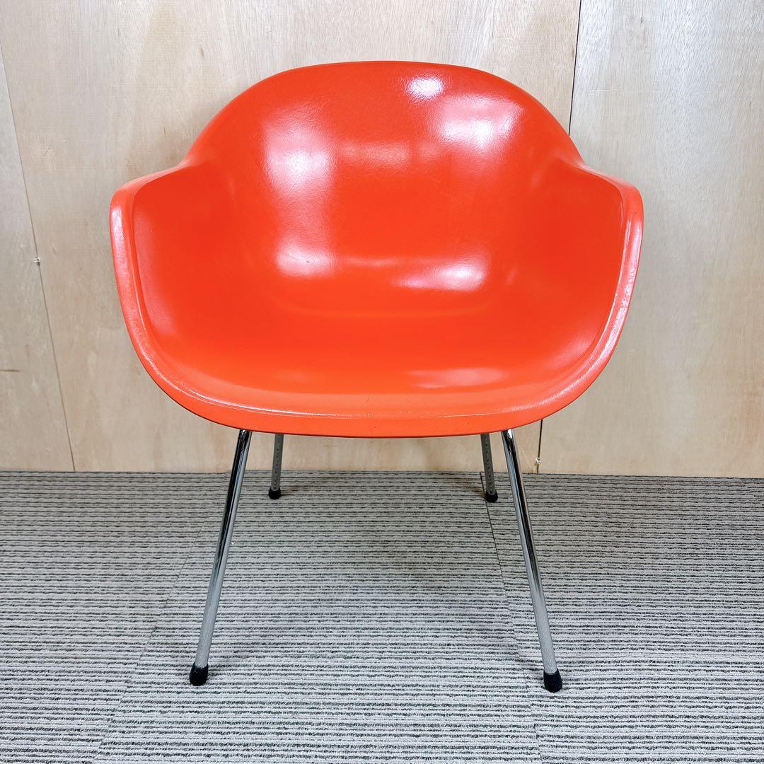 希少品 コトブキ アームシェルチェア FRP オレンジ 剣持勇 60〜70's