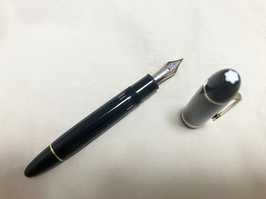 【ひーちゃん】モンブラン 149 万年筆 14K中白 エボナイト芯