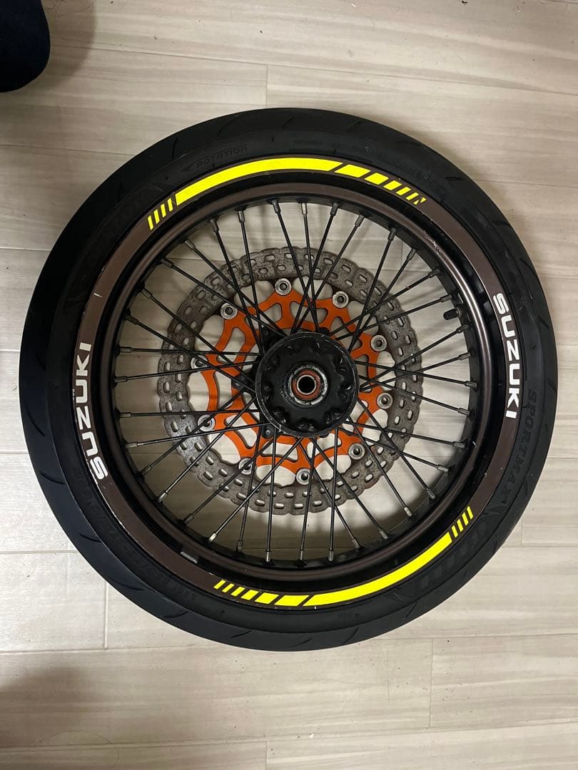 RMX250S J14A 前後17インチホイール+320mmブレーキディスク