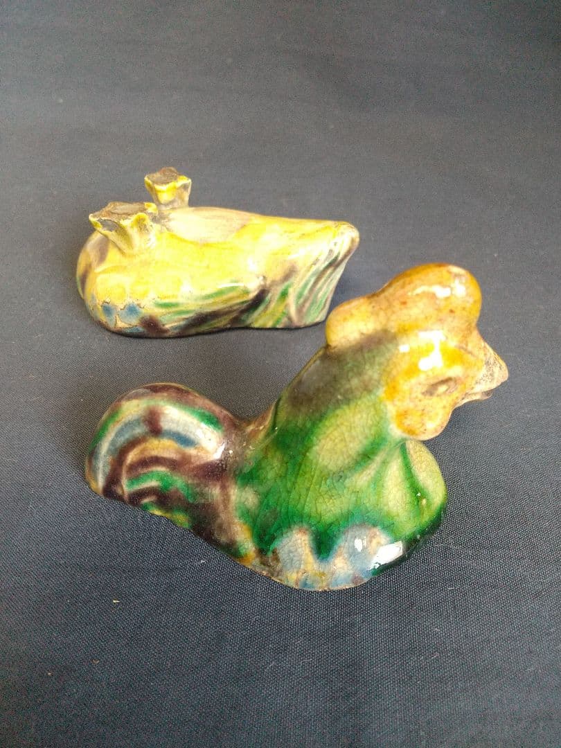 交趾焼 鶏香合