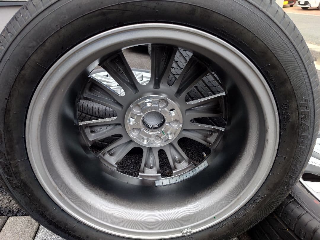 【新車外し送料込】30アルファード・ヴェルファイア18インチ純正ホイールタイヤ付