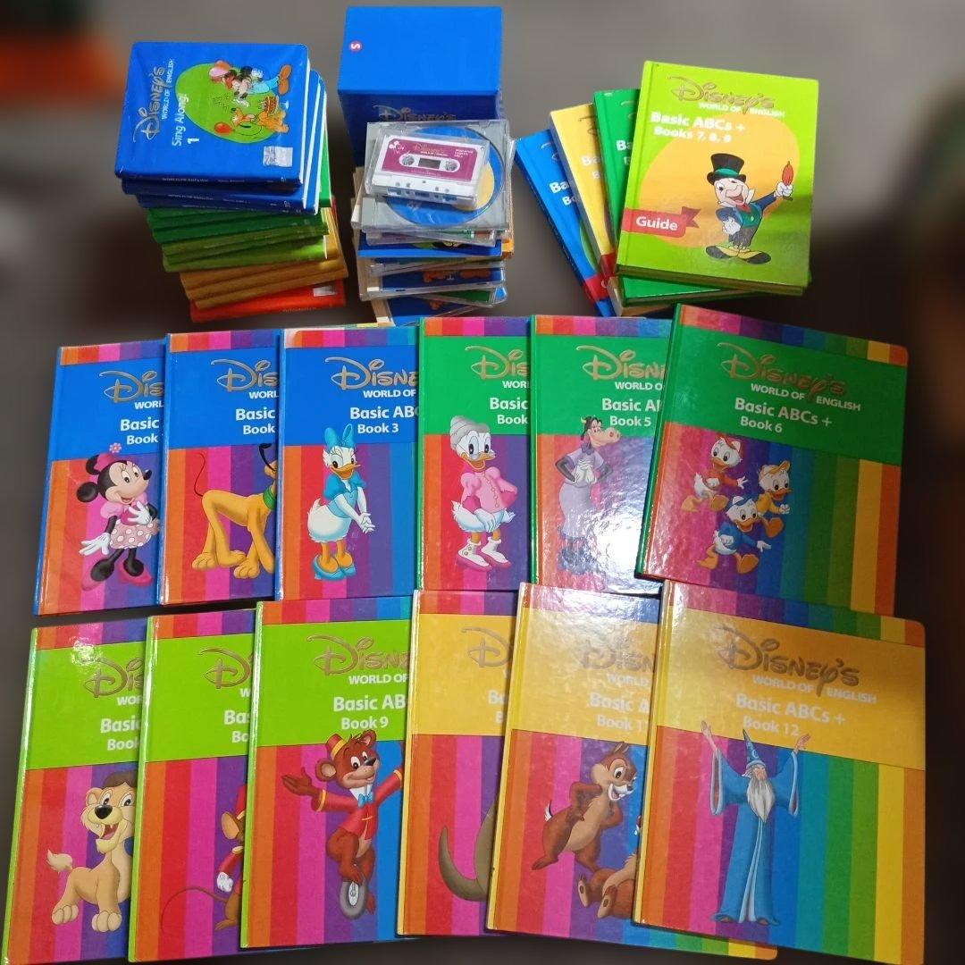 ディズニーワールドオブイングリッシュ DVD &本　セット　英語　知育絵本