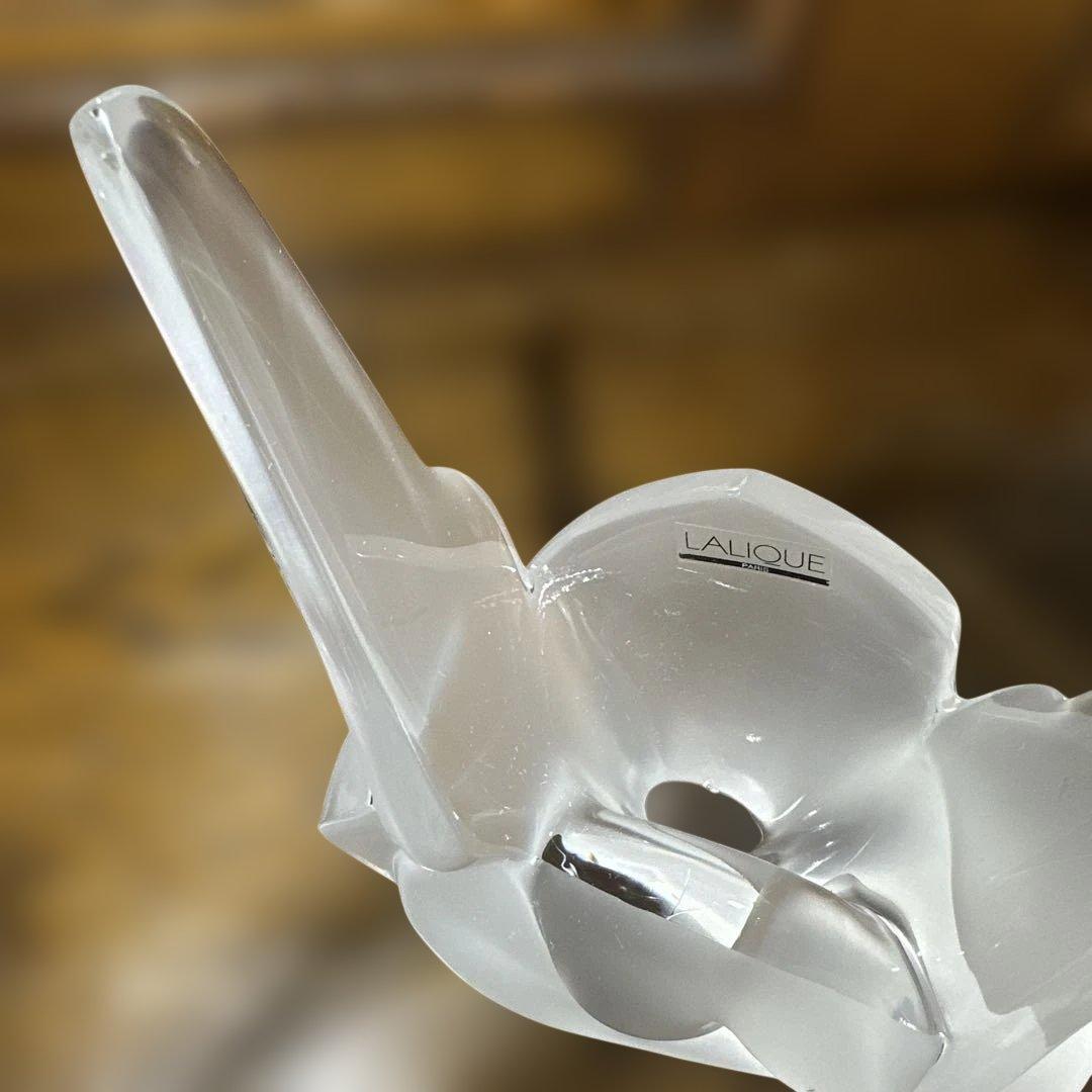 LALIQUE ラリック　花瓶　France 帝国ホテル　鳩　鳥