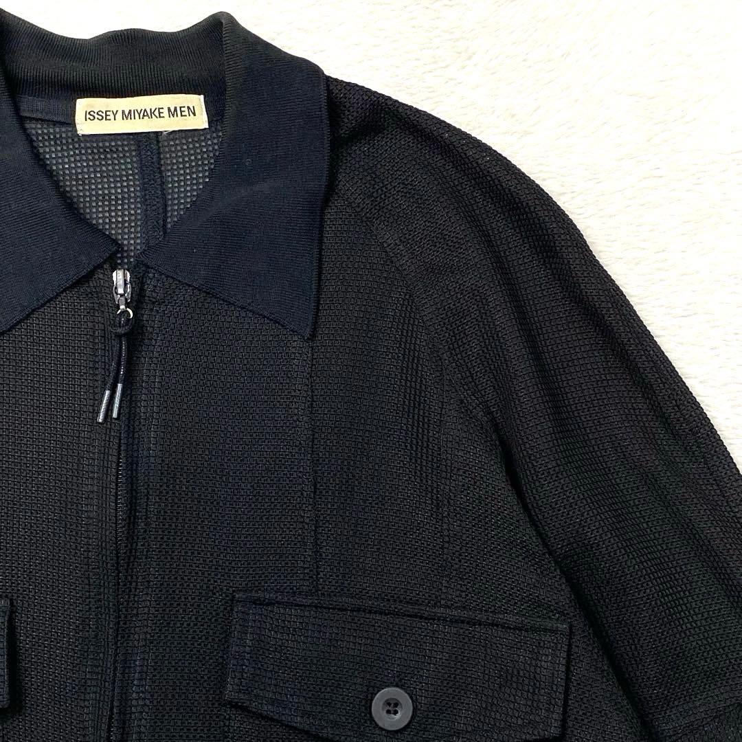 issey miyake MEN イッセイミヤケ メッシュシャツ　日本製　L