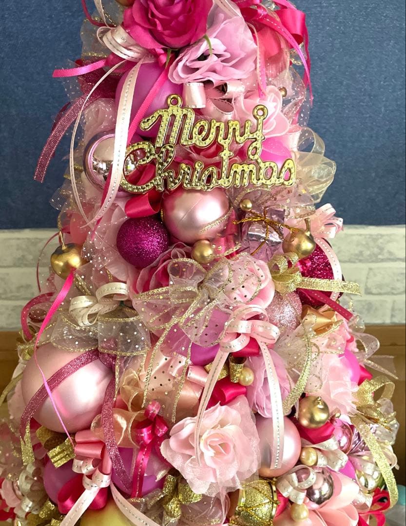 ピンククリスマスツリー❣️ひまわり❣️