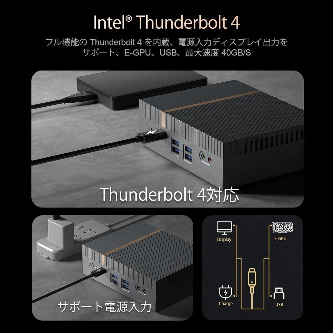 ミニPC 第12世代インテル Core i9-12900H 14コア 20スレッ