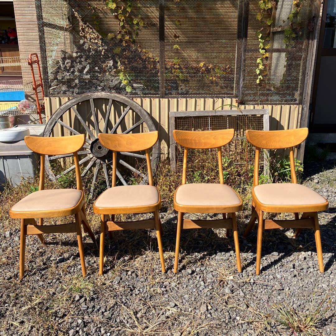 昭和レトロ オールドマルニ 70s デルタチェア マルニ木工 希少 ②