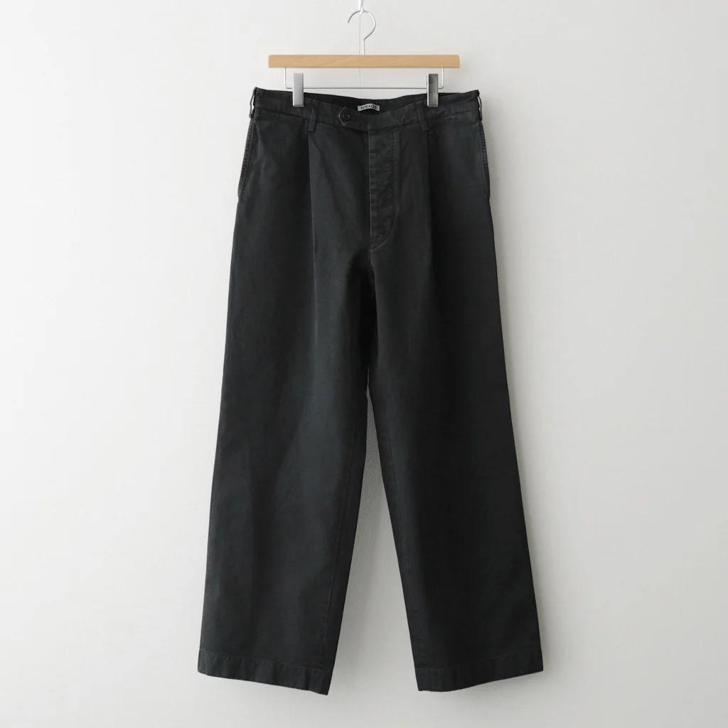 オーラリーProductDyedFinxChinoOneTuckPants