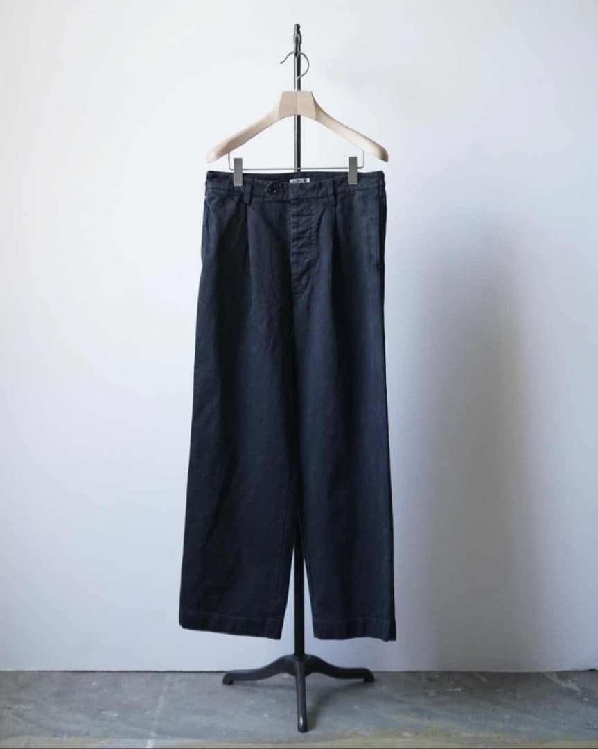 オーラリーProductDyedFinxChinoOneTuckPants