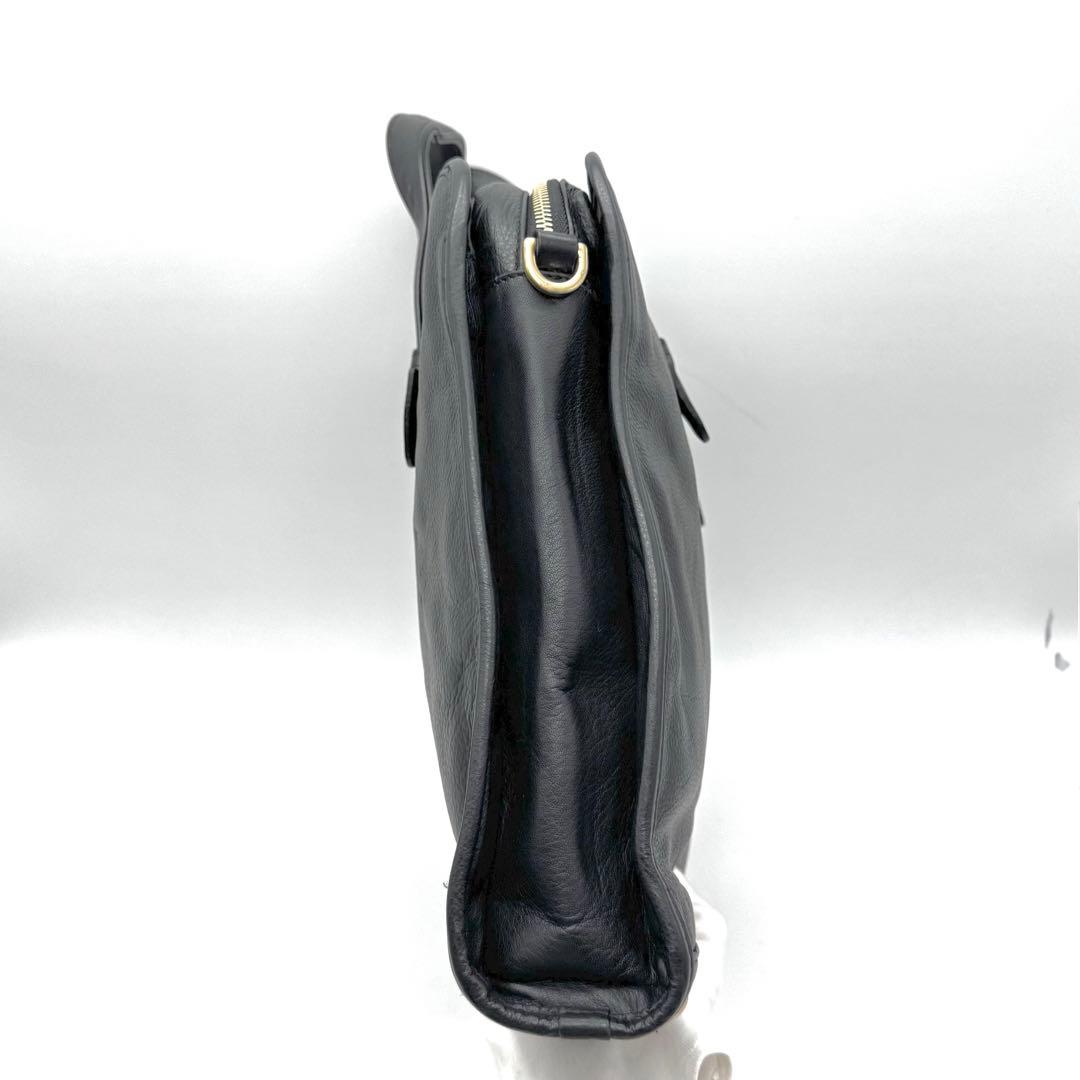 LOEWE ロエベ ヘリテージ ビジネスバッグ 2way レザー ショルダー 黒