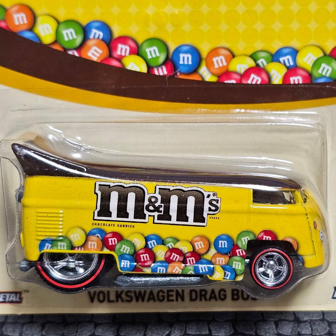 希少！ホットウィール　m&m's　フォルクスワーゲン　ドラッグバス