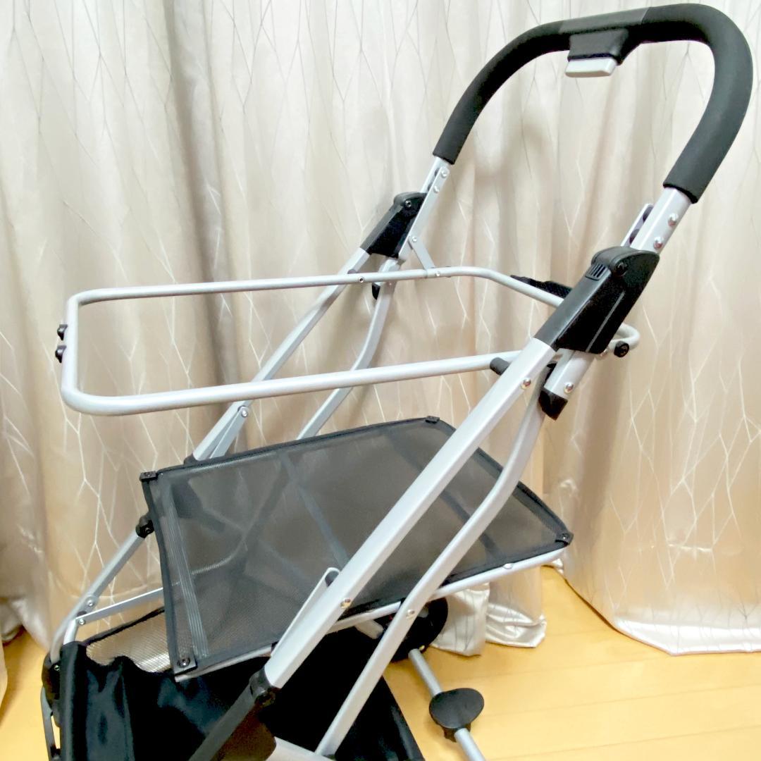 EcoCa エコカ ショッピングカート ワンタッチ折りたたみ 買い物カゴ対応