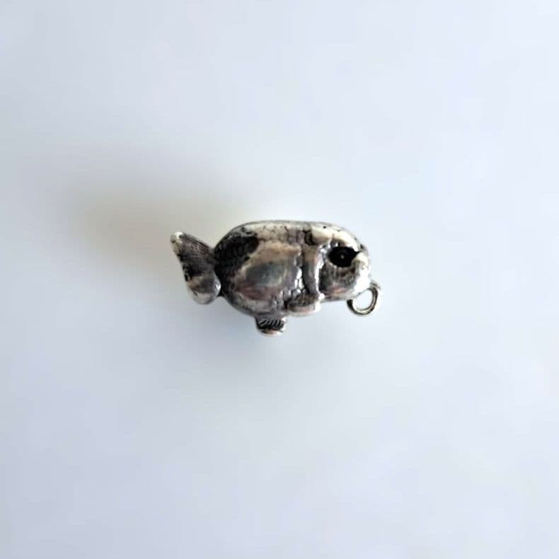 銀製　靴べら　シルバー925　蓮葉　鳳凰　金魚（ランチュウ）　アンティーク