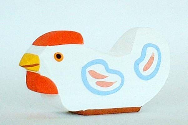 鳥取のえと　信夫工芸店　木工えと人形　十二支セット中