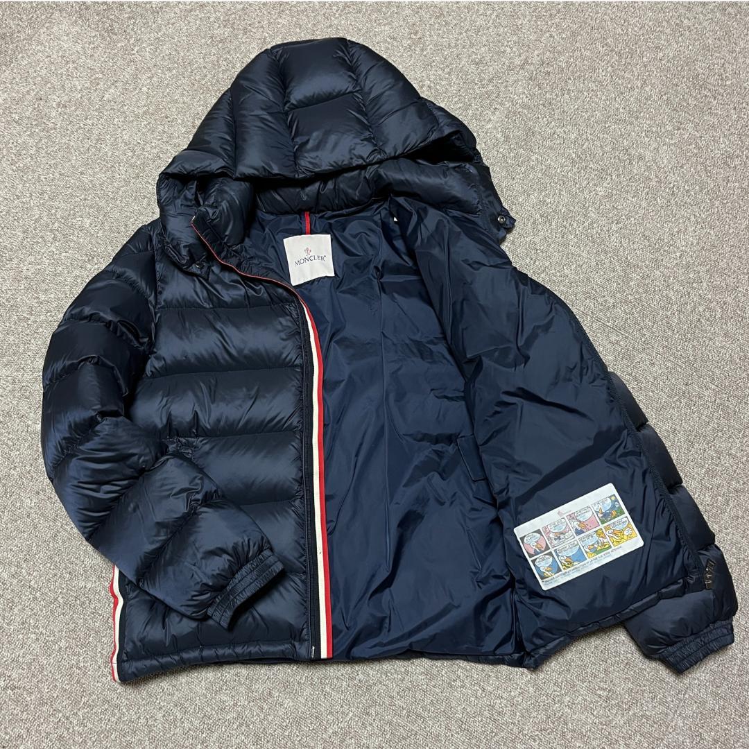 極美品 MONCLER モンクレール キッズダウン ネイビー 14 164cm