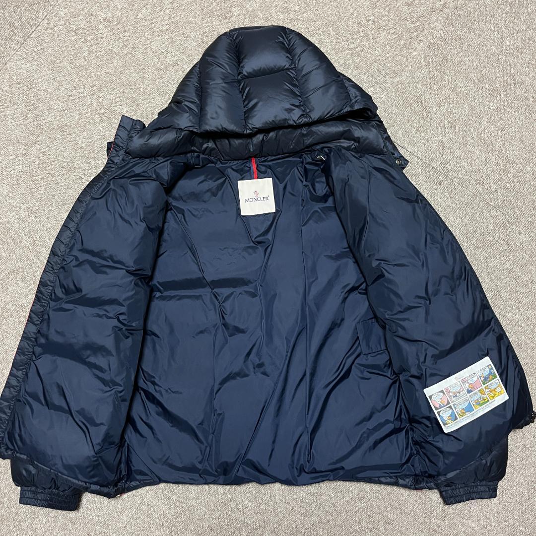 極美品 MONCLER モンクレール キッズダウン ネイビー 14 164cm