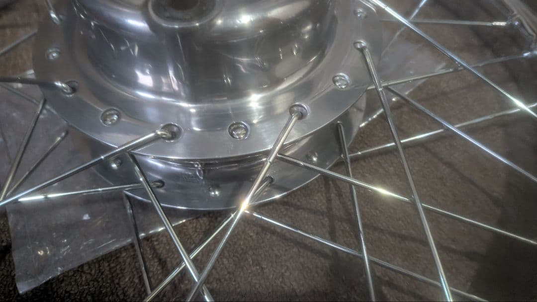 バブ CB250T ホーク CB400N 張替え済みスポークホイール CM400