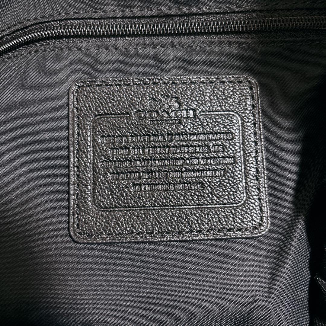 【未使用級!!】COACH ショルダーバッグ 巾着型 レザー　ゴールド金具