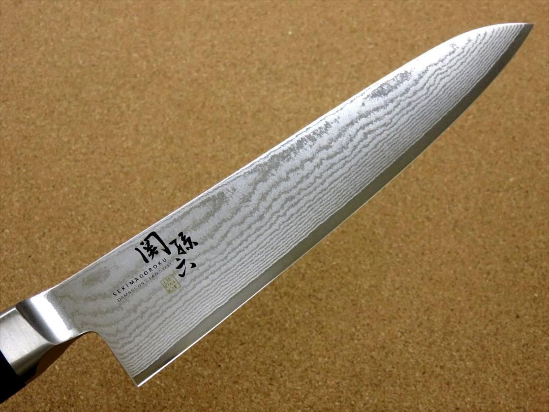 関の刃物 牛刀 210mm 貝印 関孫六 ダマスカス ステンレス複合材 包丁
