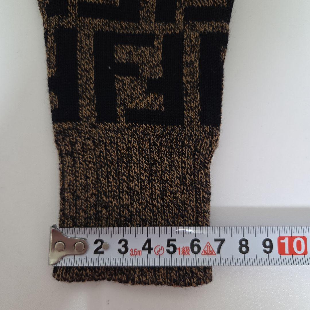 FENDI フェンディ ズッカ柄 手袋 イタリア製 美品