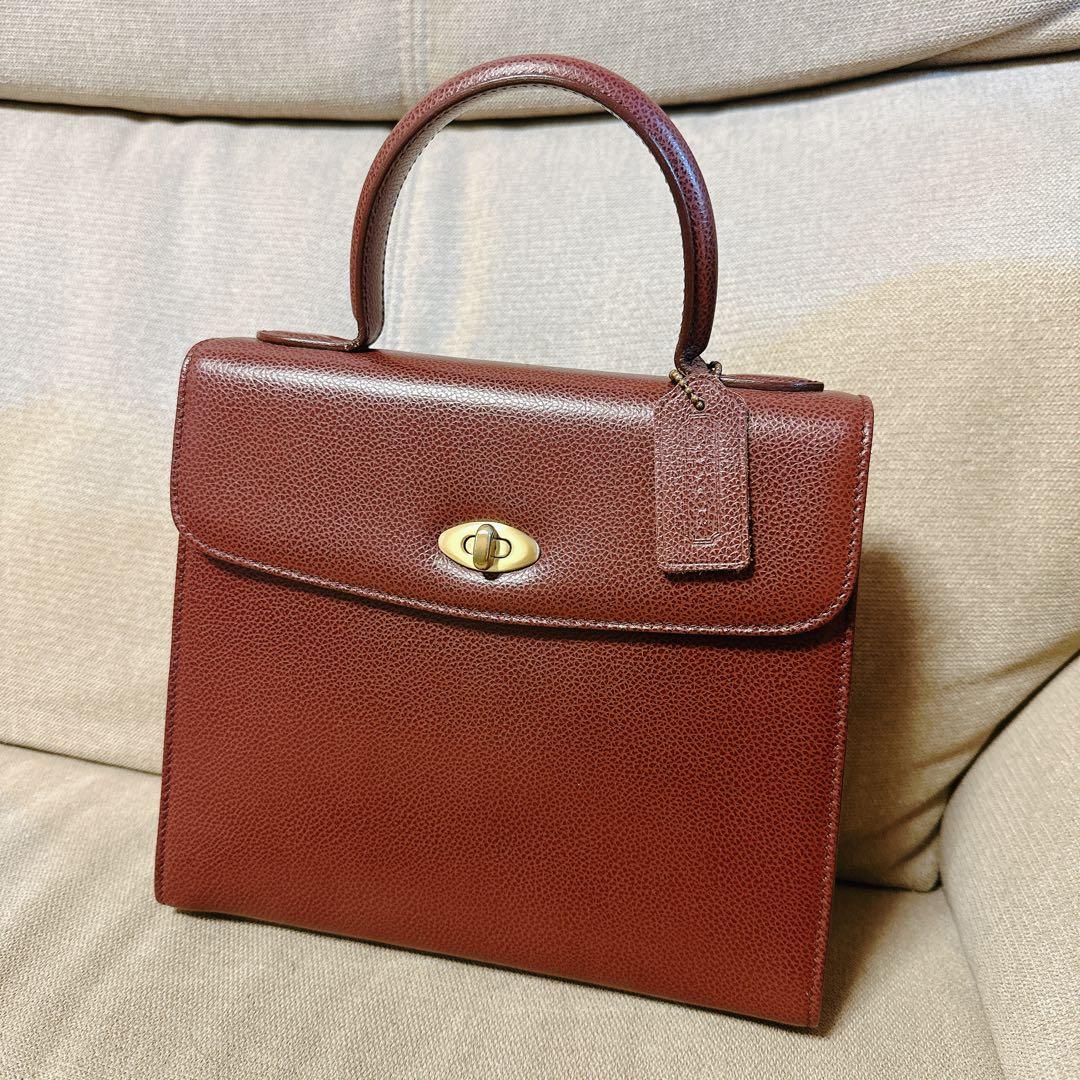 新品同様希少イタリア製 オールドコーチ ショルダーバッグ OLD COACH