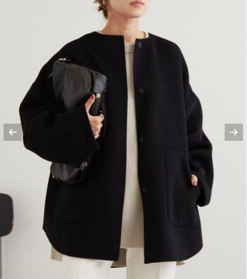 【新品】FRAMeWORK ハミルトンリバークルーネックコート