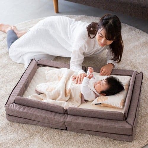 【大幅値下げ‼️】färska コンパクトベッドセット ブラウン