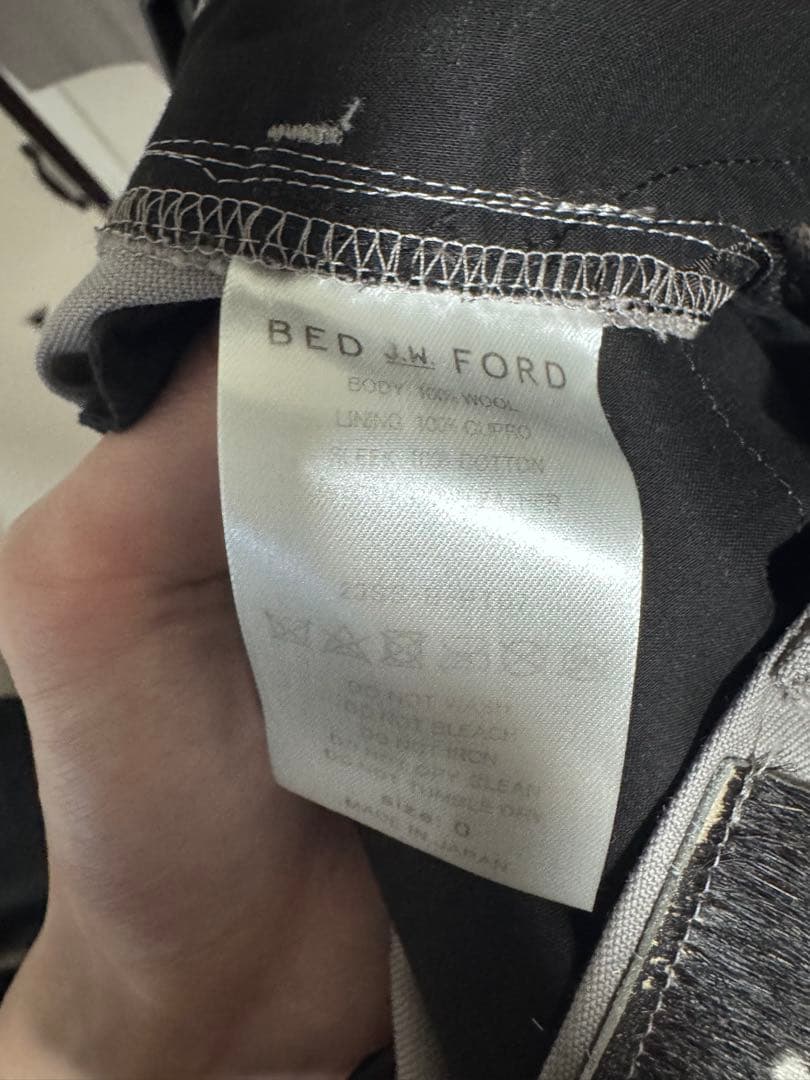 BED J.W. FORD 23ss グレー セットアップ サイズ0