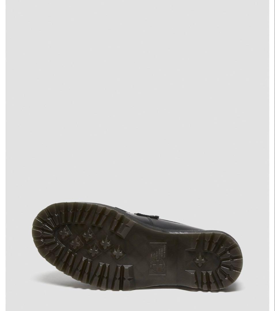 Dr.Martens(ドクターマーチン)フリンジ付き黒ローファー厚底 UK5