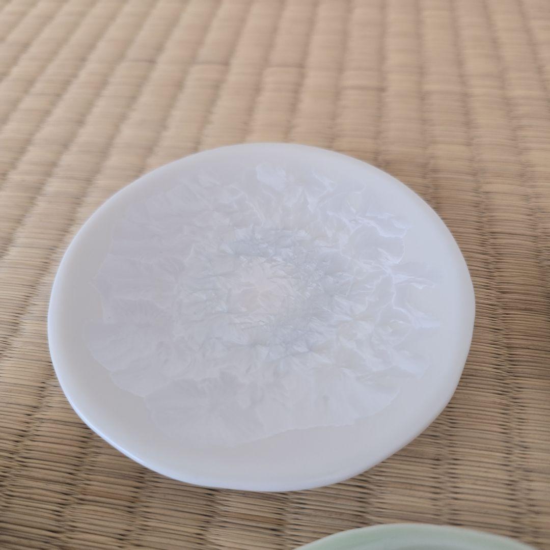 清水焼　花結晶三寸皿　１０枚　京焼