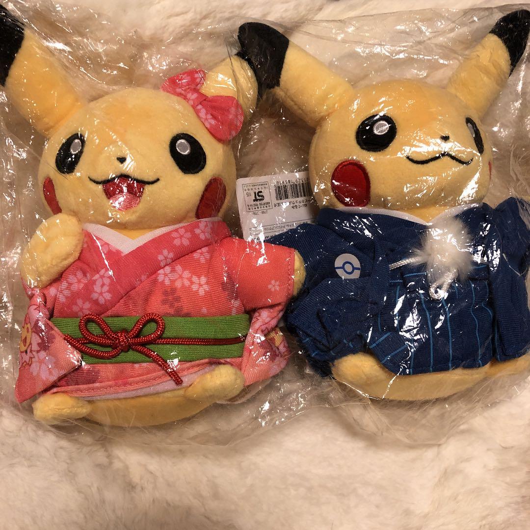 ポケモンセンター　お正月　マンスリーピカチュウ 着物　ぬいぐるみ