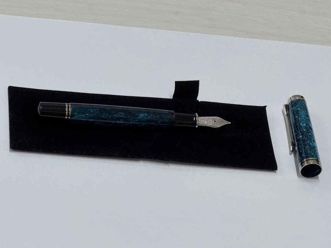 【超希少品】ペリカン　スーベレーン　M８０５　F　オーシャンスワール