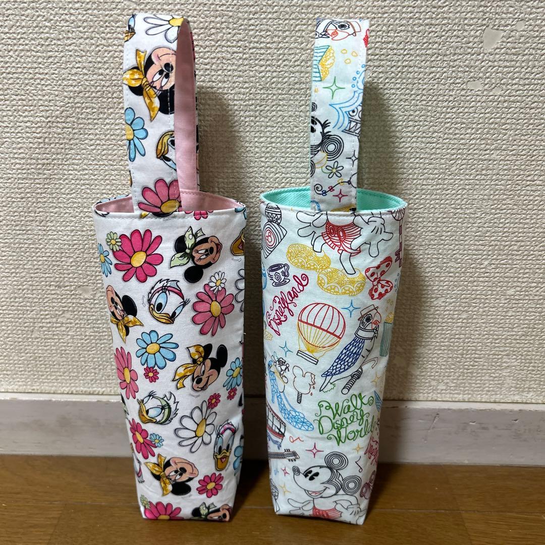 【61】ハンドメイド ペットボトルカバー2枚セット デニム生地