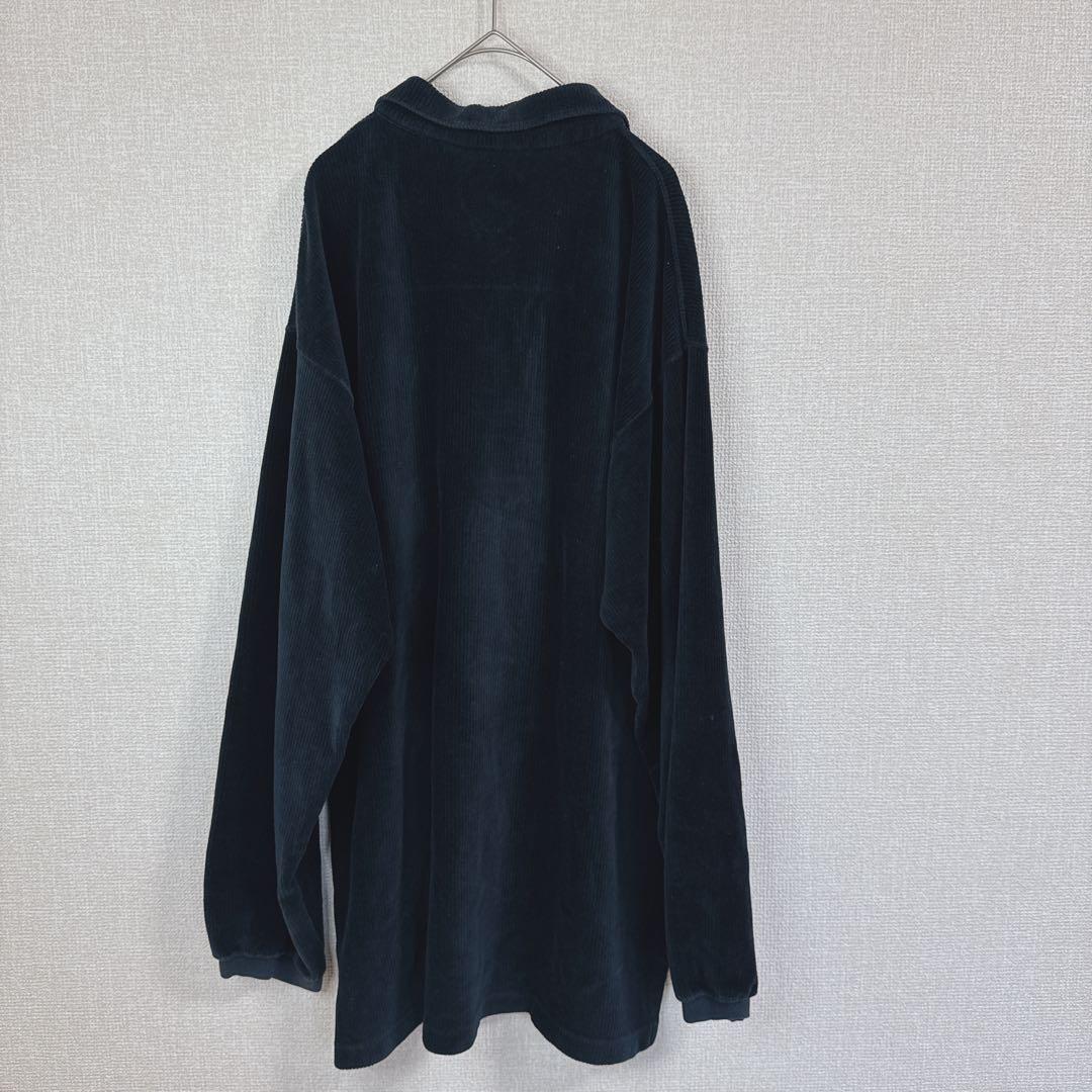 【ジバンシー】ベロアポロシャツ ビンテージ 90s アクティブウェア 古着 L