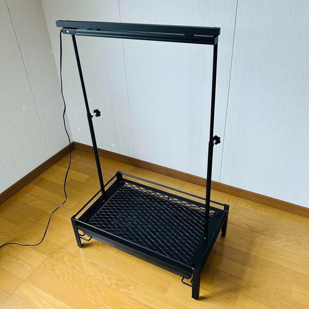 メッシュプランターラック　ダクトレール50cm 64cm x 40cm 受け皿