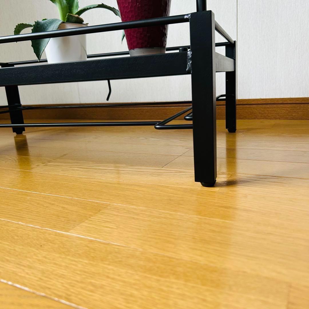 メッシュプランターラック　ダクトレール50cm 64cm x 40cm 受け皿