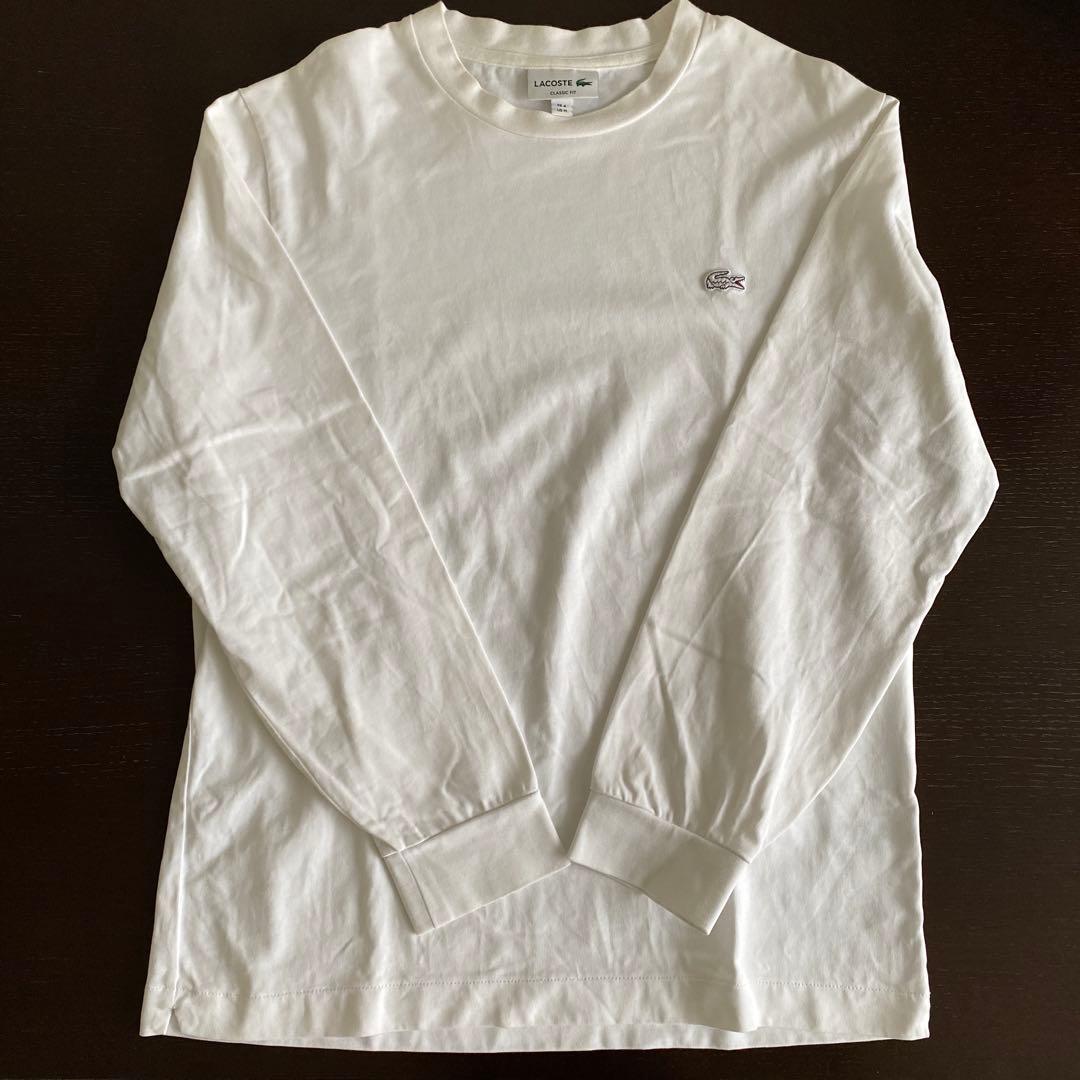 LACOSTE グリーン ジャージ上下 ホワイトロングTシャツ セット