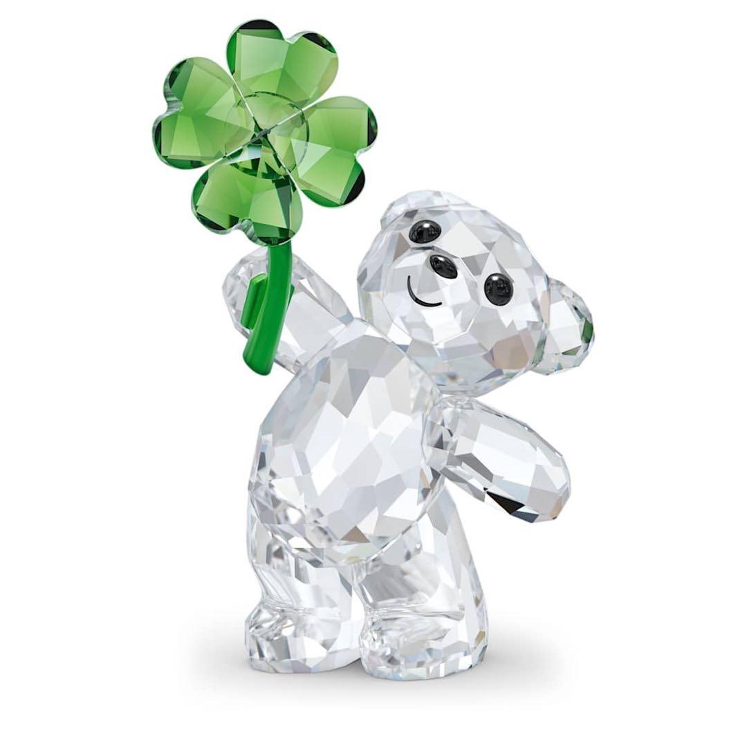 スワロフスキー　Krisベア Lucky Charm 四葉のクローバー